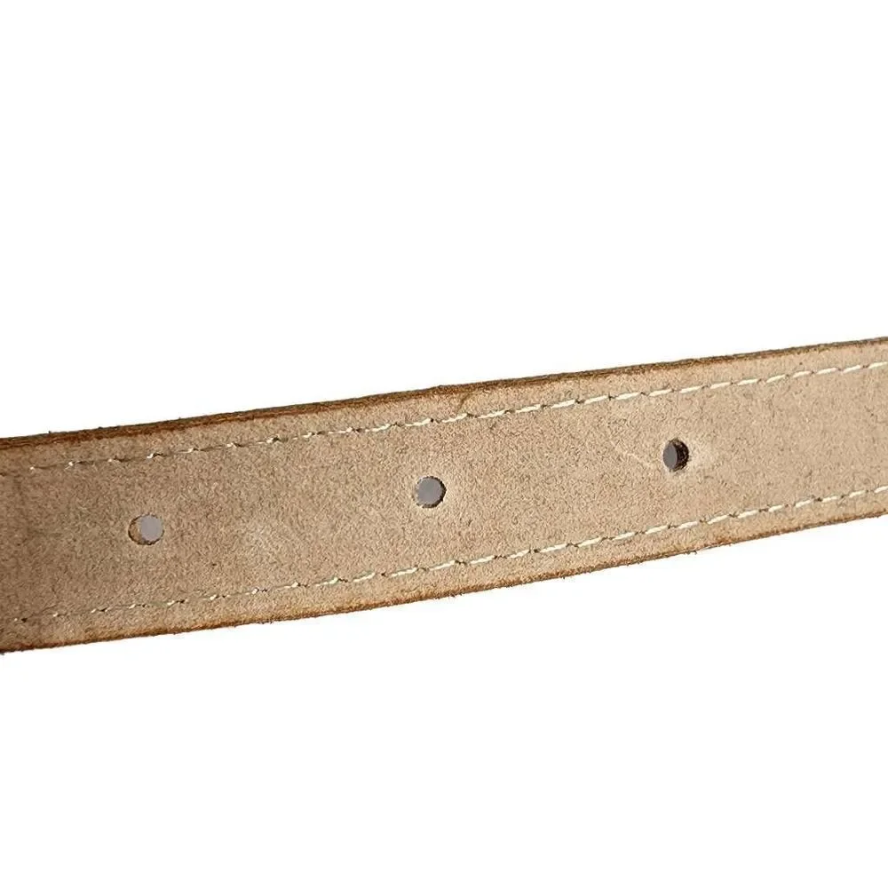 Morgan Taylor- Women’s Faux Leather Western Big Buckle, Size Medium
